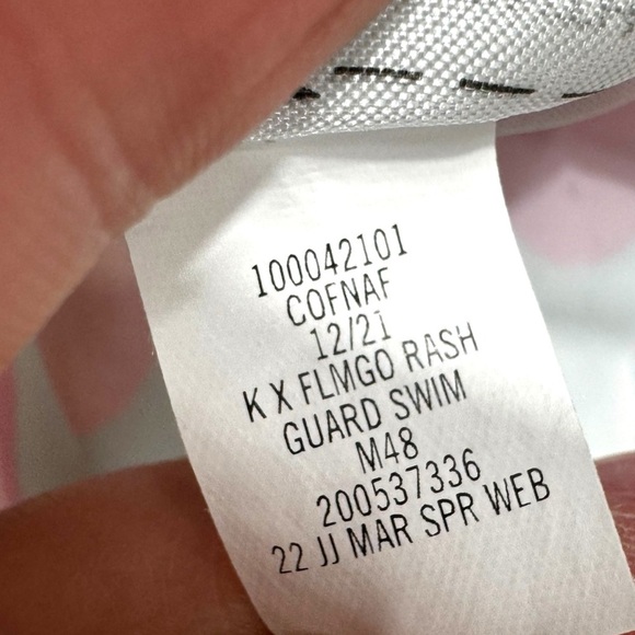 Janie & Jack Long Sleeve Rash Guard, Floaty Flamingo Print, Size 18-24 Months - Picture 8 of 11